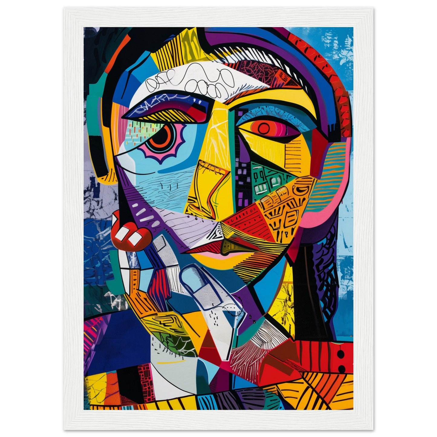 Affiche Picasso ( 21x29.7-cm-Bois-blanc)