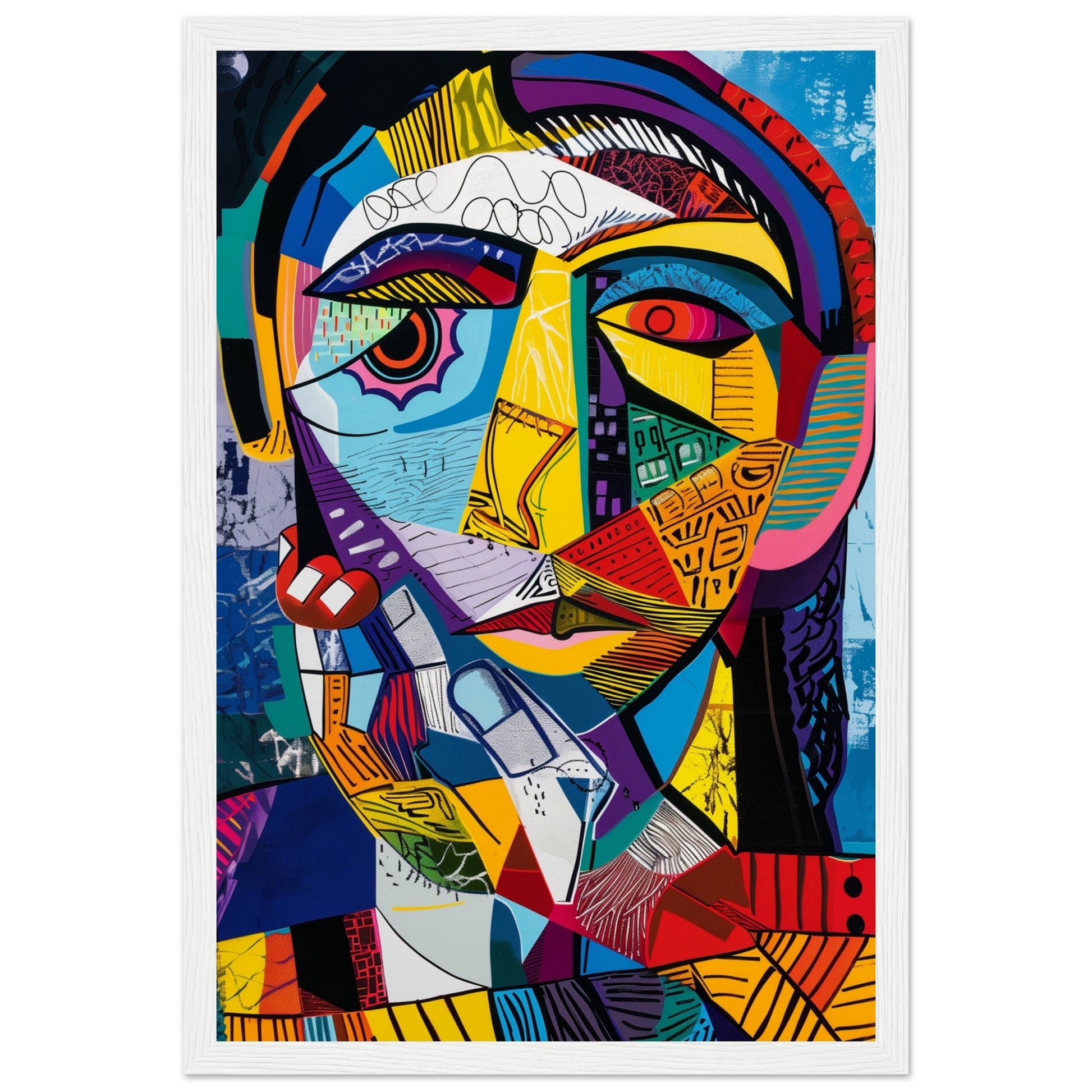 Affiche Picasso ( 30x45-cm-Bois-blanc)