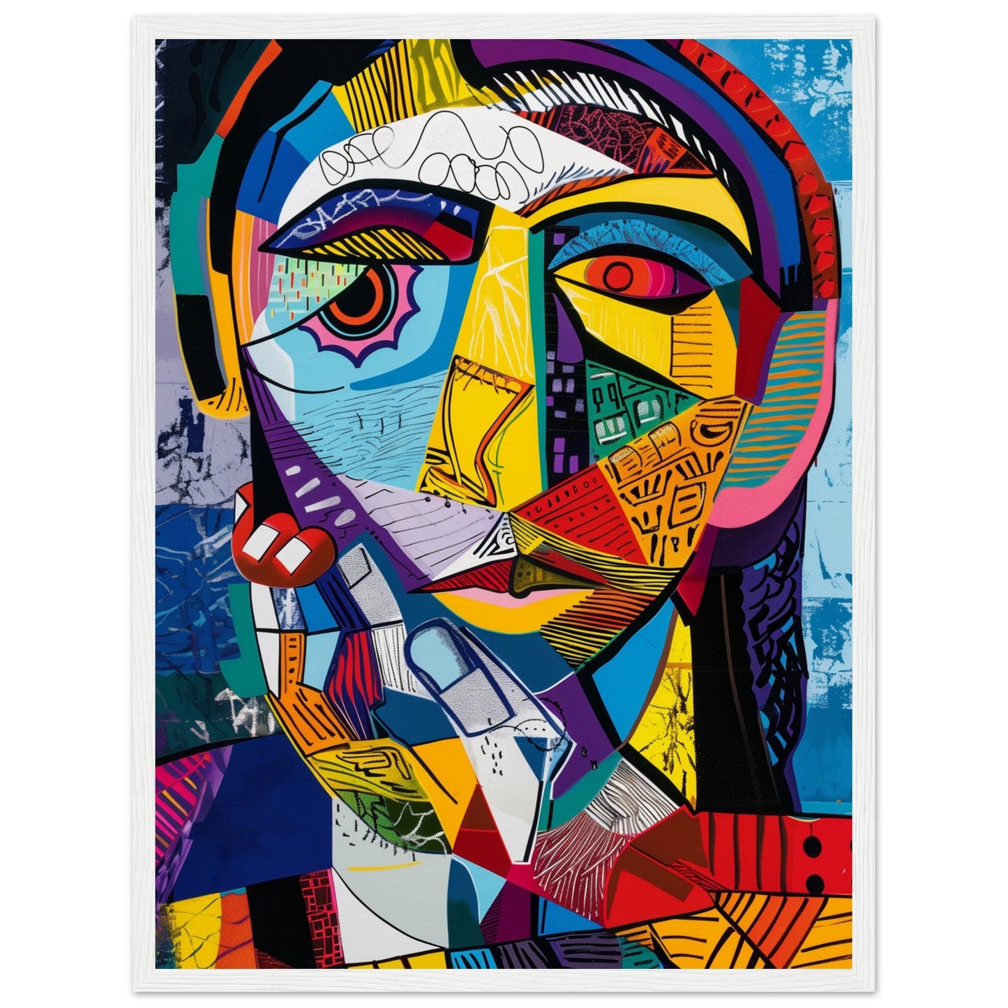 Affiche Picasso ( 45x60-cm-Bois-blanc)