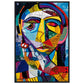 Affiche Picasso ( 60x90-cm-Bois-noir)