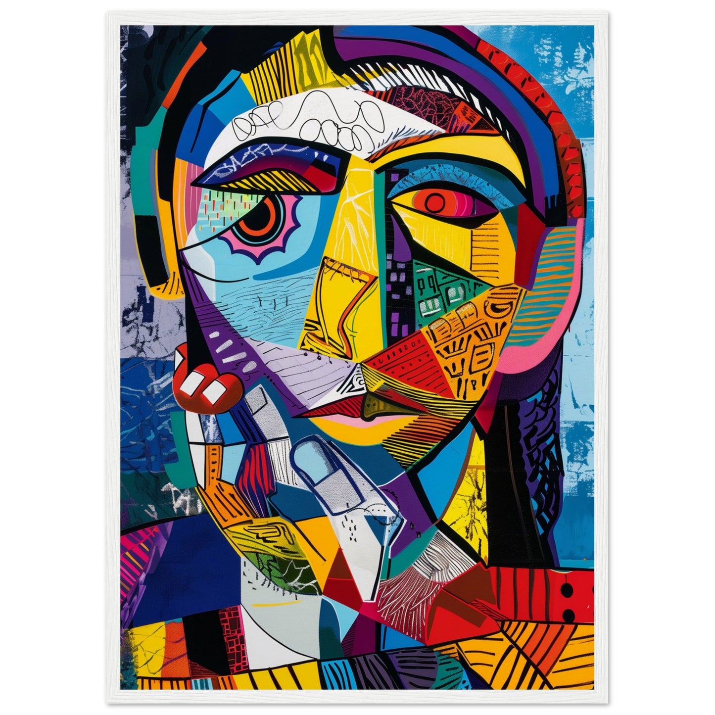 Affiche Picasso ( 50x70-cm-Bois-blanc)