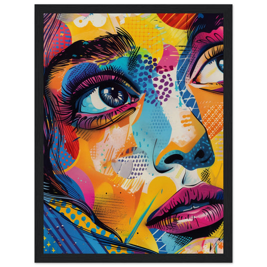 Affiche Pop Art 30x40 ( Bois-noir)