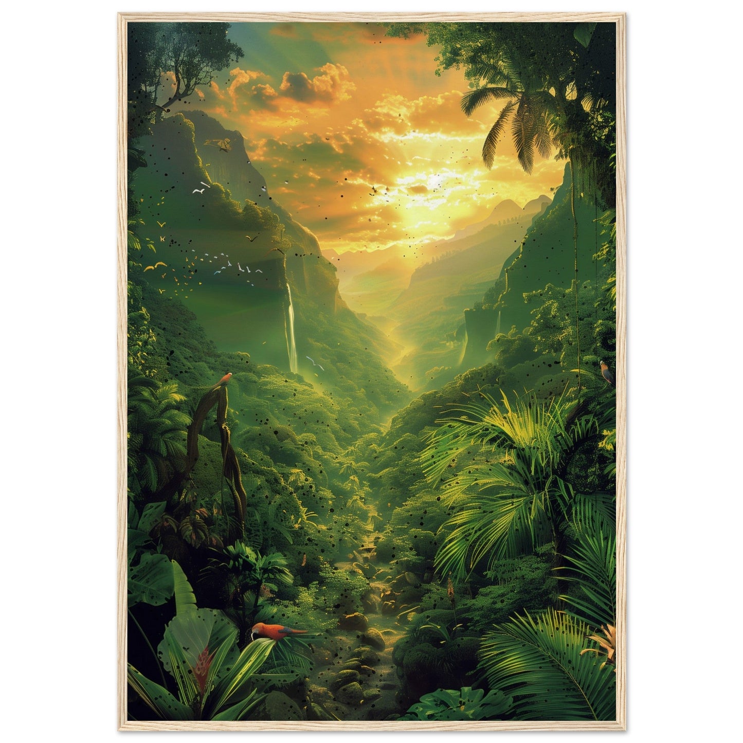 Affiche Poster Nature ( 70x100-cm-Bois-clair)