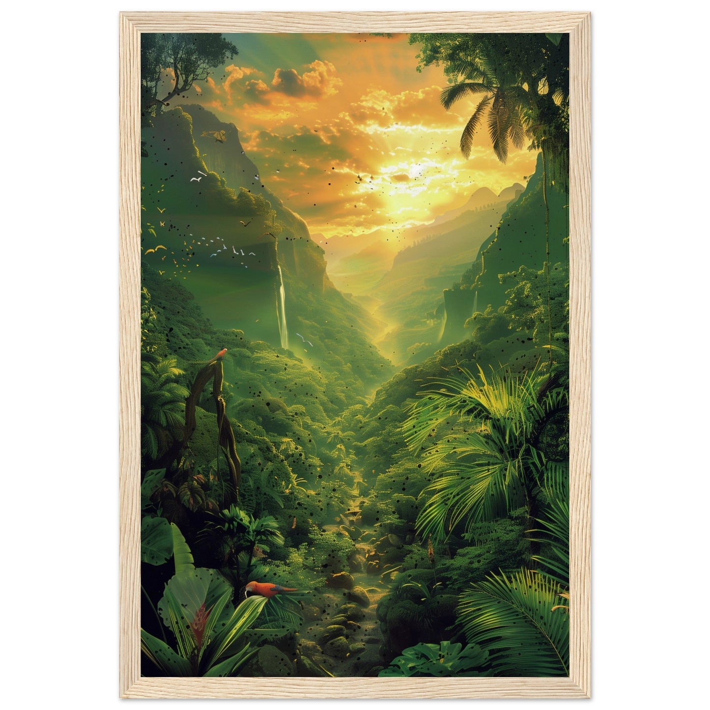 Affiche Poster Nature ( 30x45-cm-Bois-clair)