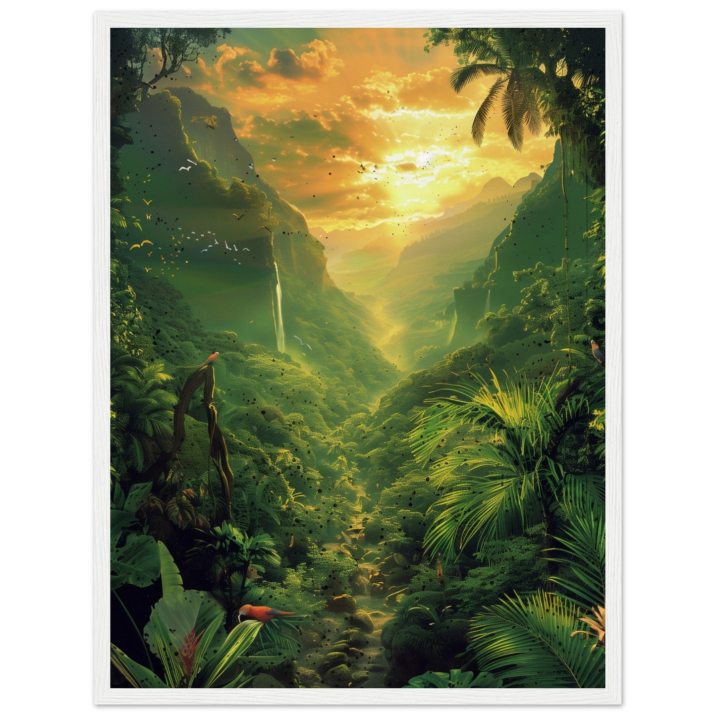 Affiche Poster Nature ( 45x60-cm-Bois-blanc)