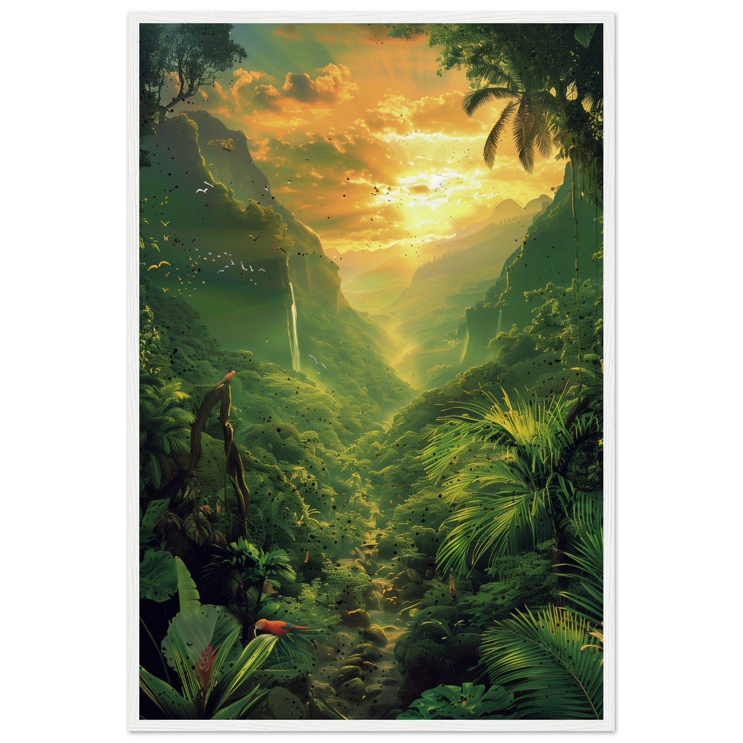 Affiche Poster Nature ( 60x90-cm-Bois-blanc)