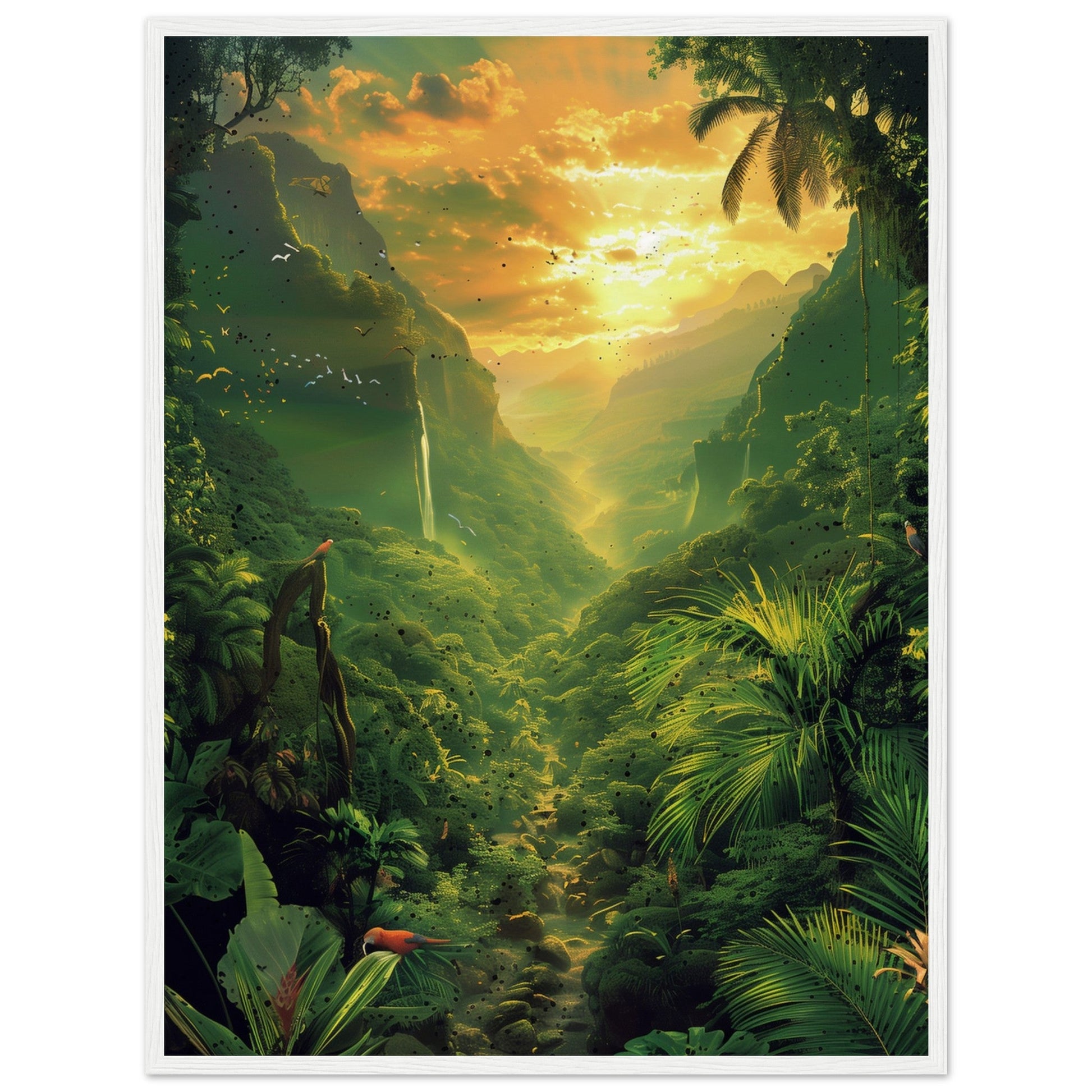 Affiche Poster Nature ( 60x80-cm-Bois-blanc)