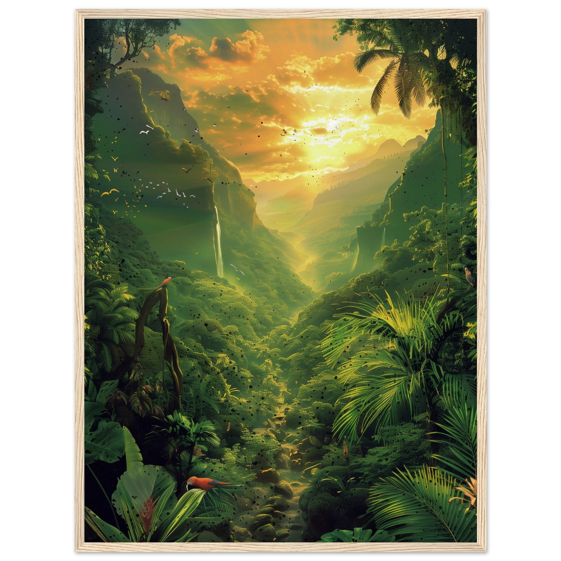 Affiche Poster Nature ( 60x80-cm-Bois-clair)