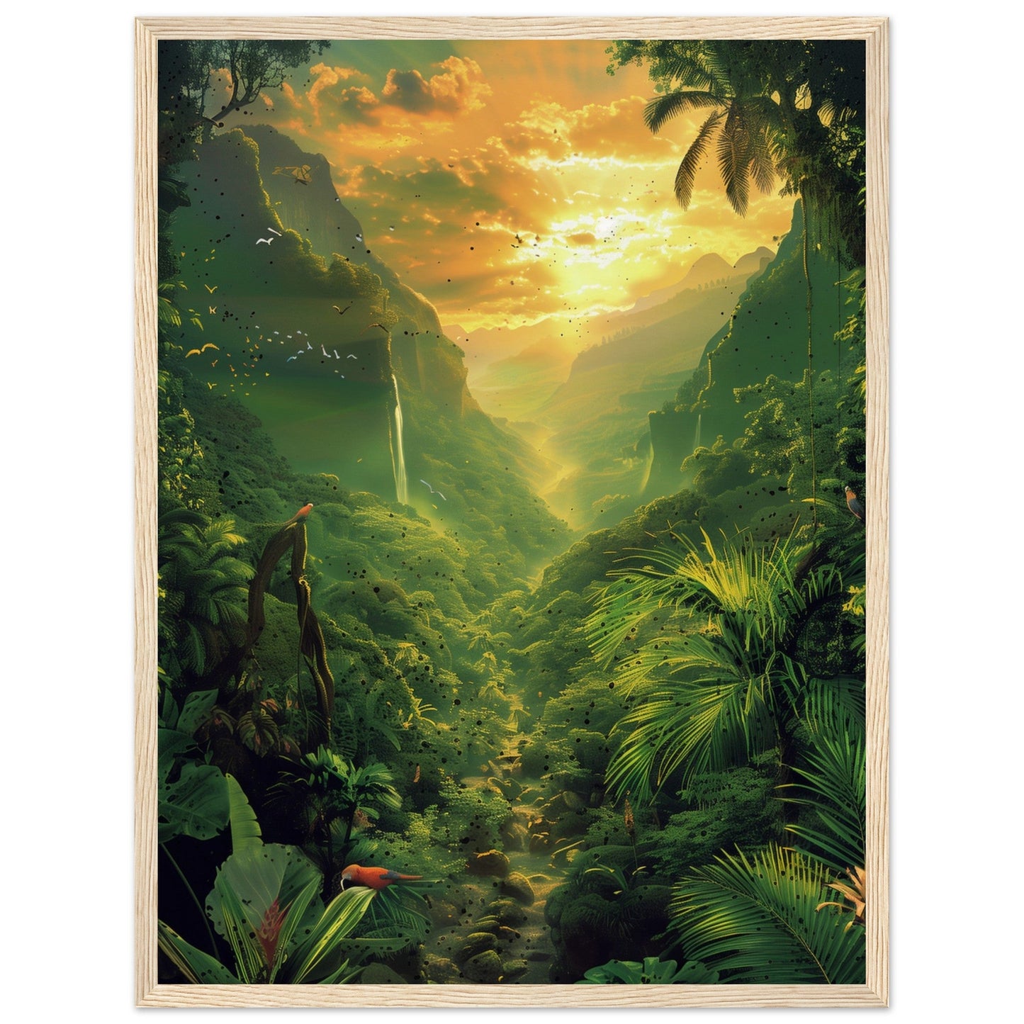 Affiche Poster Nature ( 45x60-cm-Bois-clair)