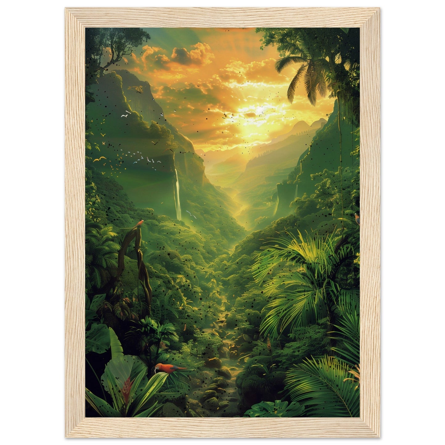 Affiche Poster Nature ( 21x29.7-cm-Bois-clair)