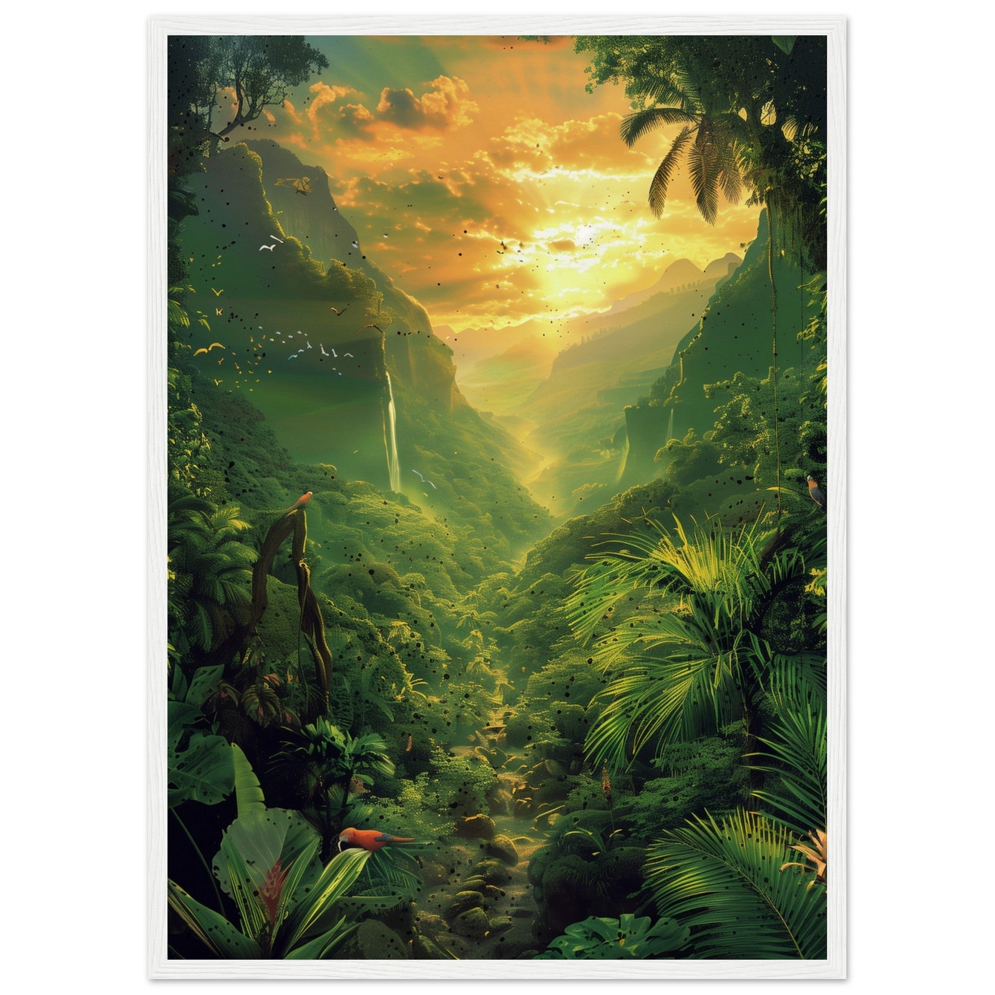 Affiche Poster Nature ( 50x70-cm-Bois-blanc)