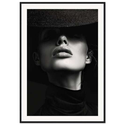 Affiche Poster Noir et Blanc ( 70x100-cm-Bois-noir)