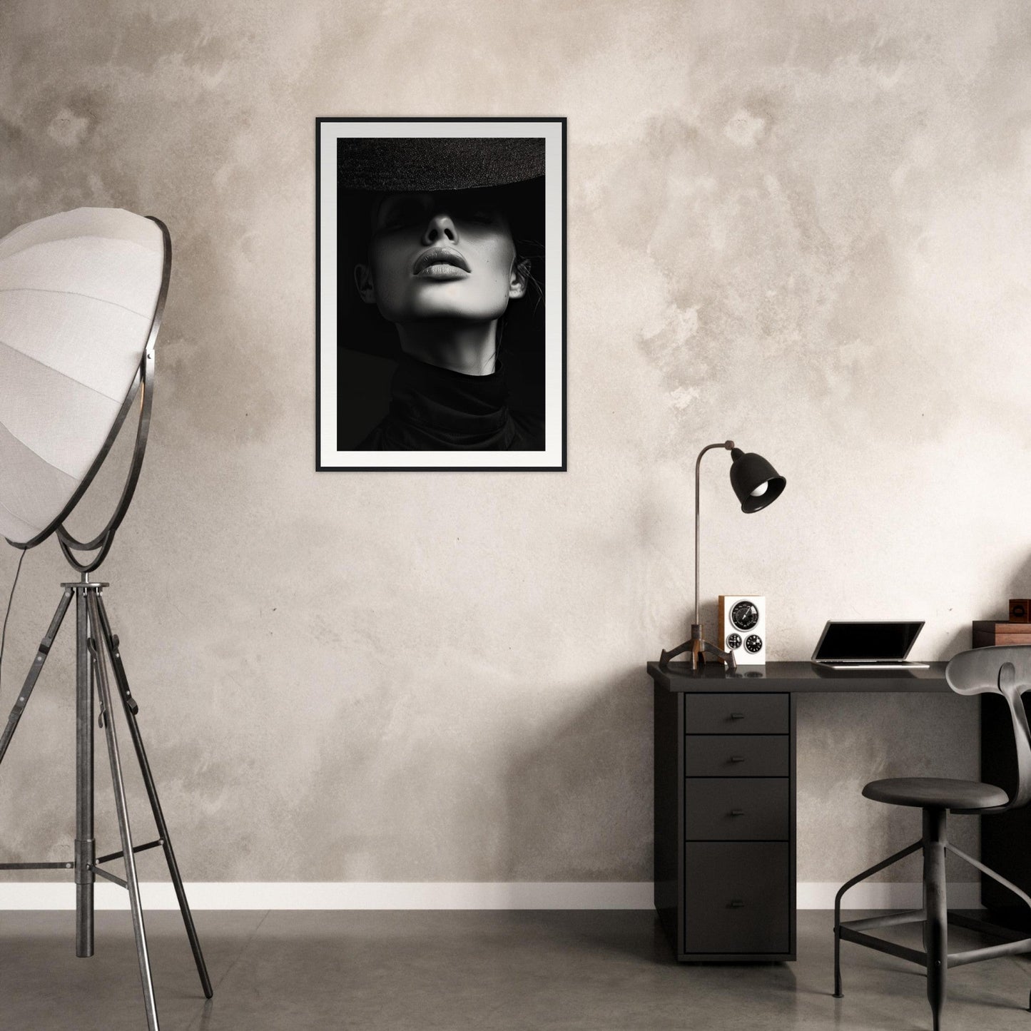 Affiche Poster Noir et Blanc ( )