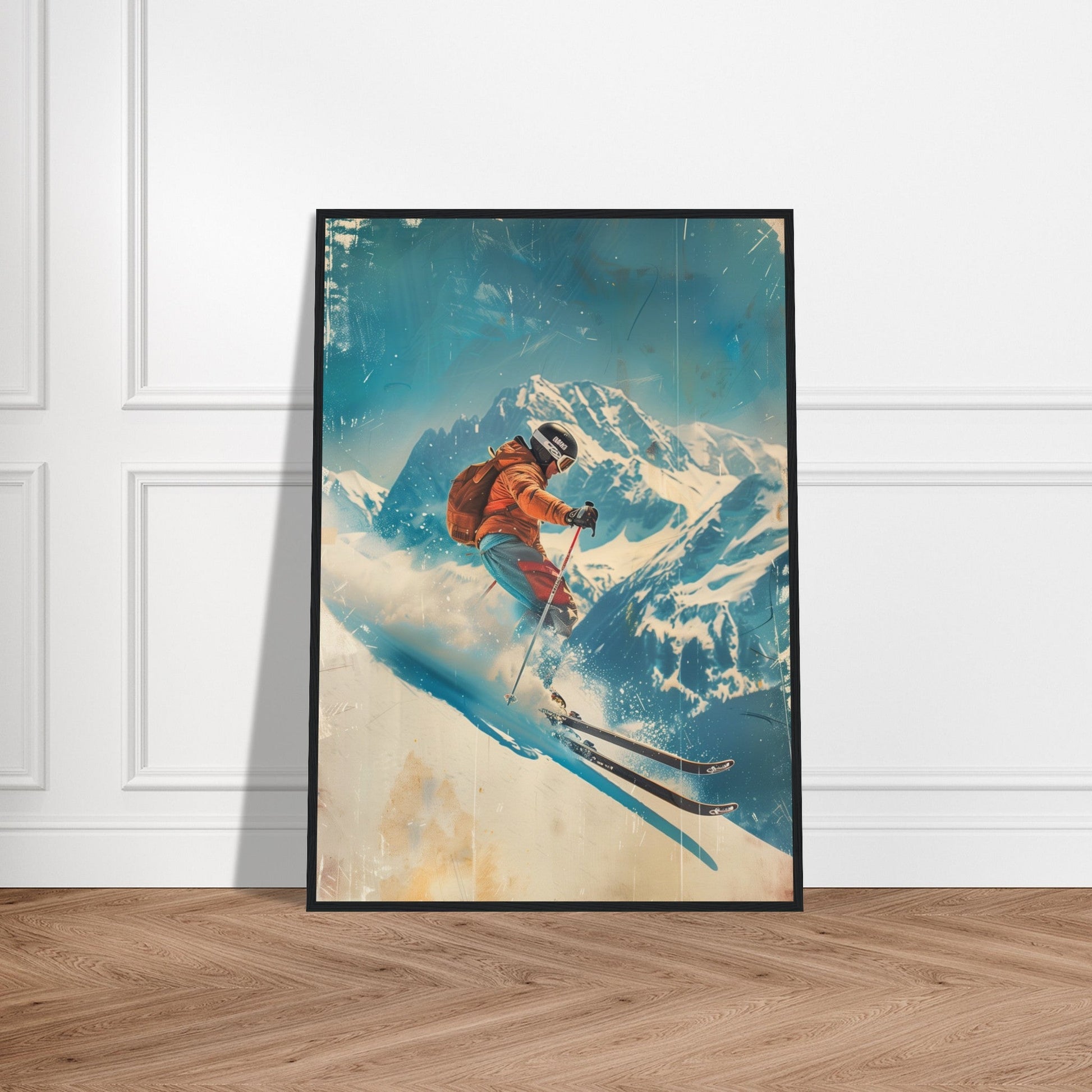 Affiche Retro Ski ( )