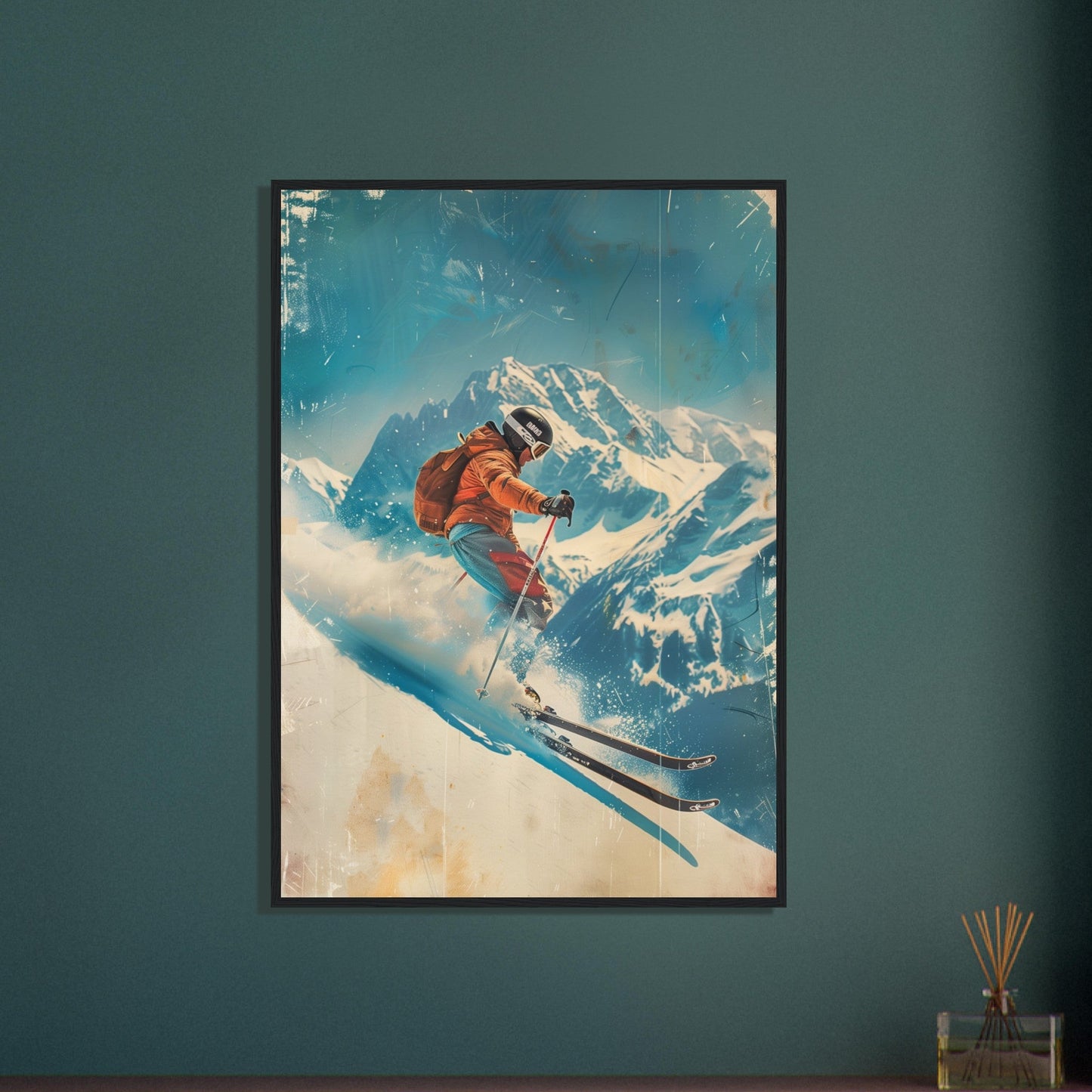 Affiche Retro Ski ( )