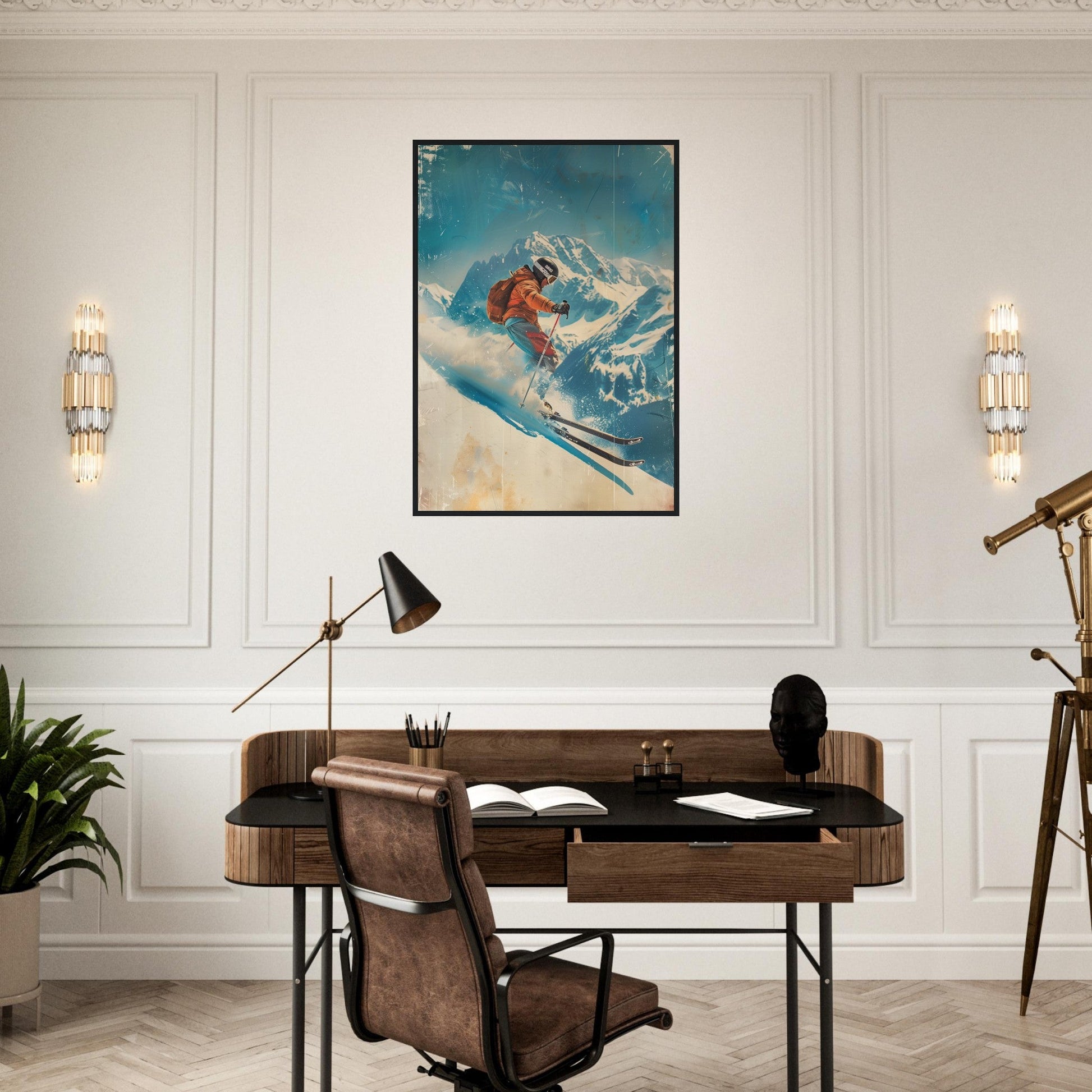 Affiche Retro Ski ( )