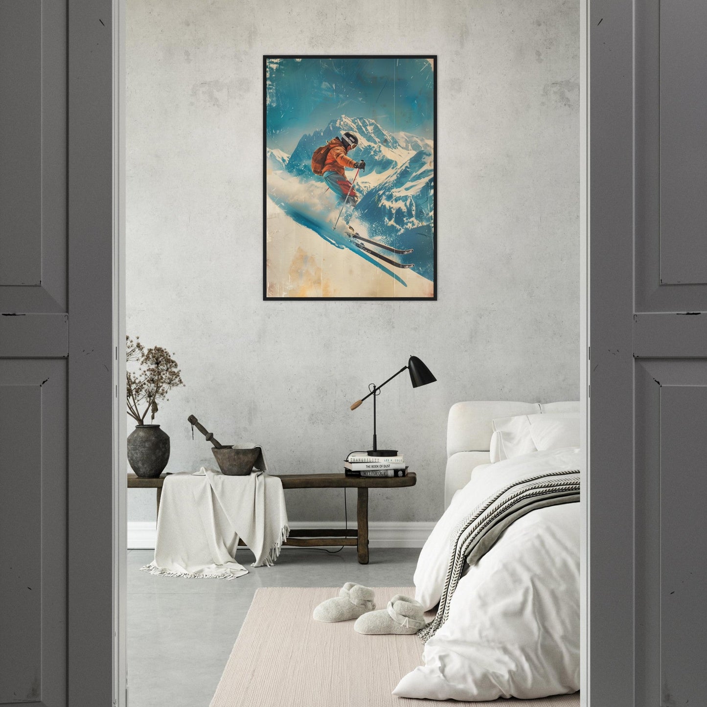 Affiche Retro Ski ( )