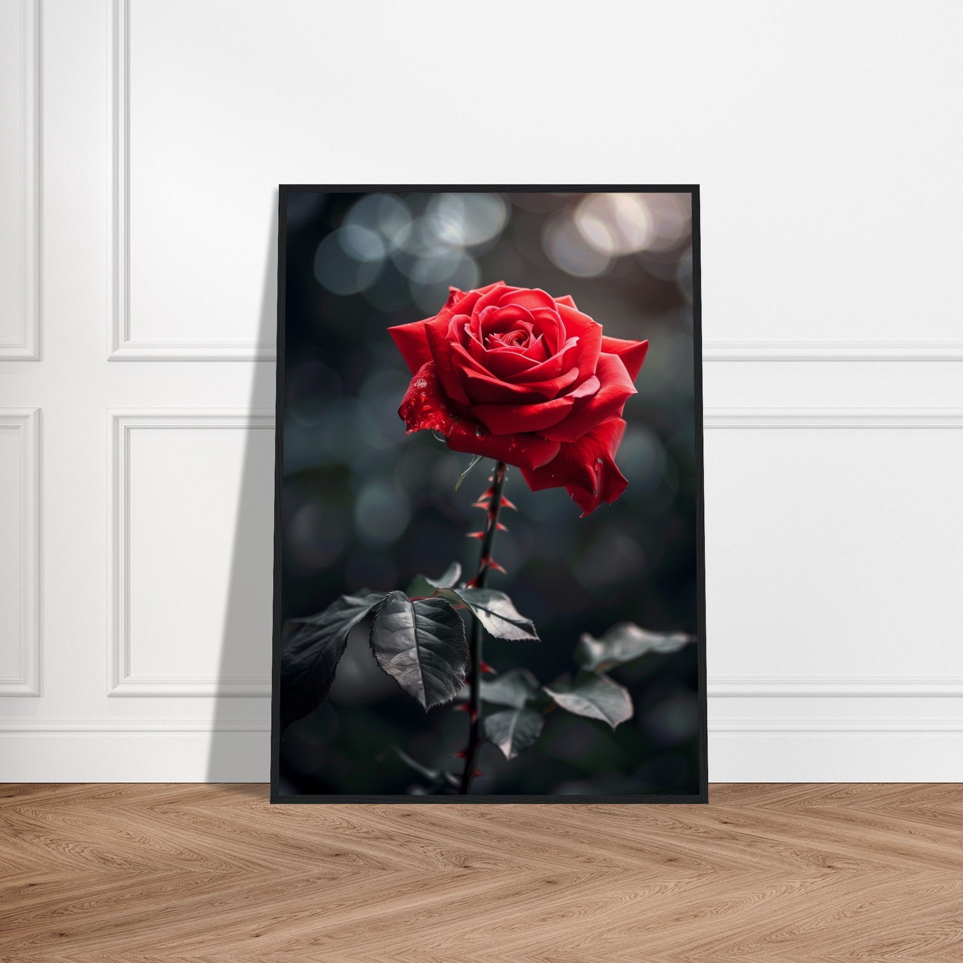 Affiche Rose Rouge ( )