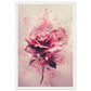 Affiche Rose ( 30x45-cm-Bois-blanc)