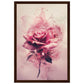 Affiche Rose ( 30x45-cm-Bois-foncé)