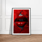 Affiche Rouge Baiser ( )