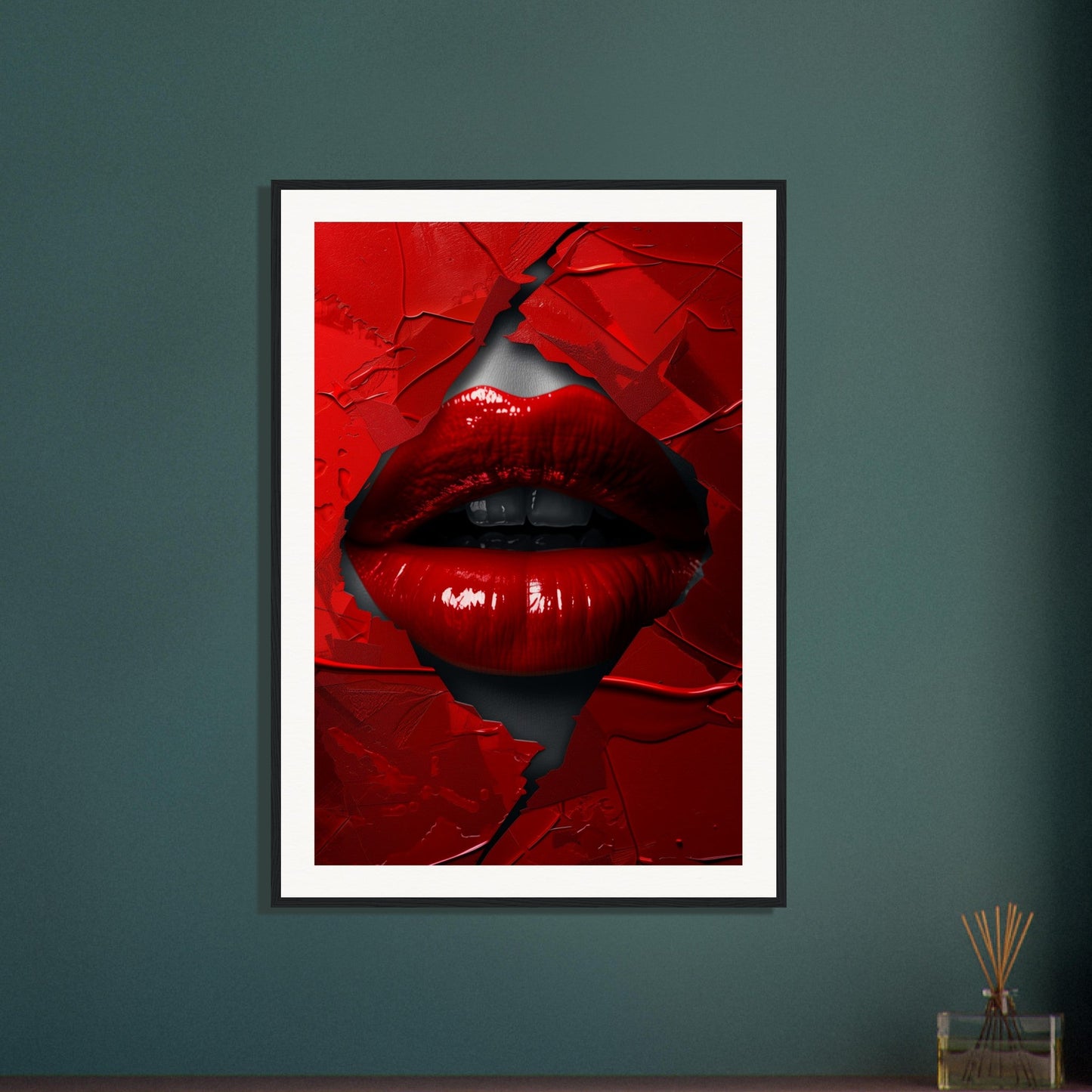 Affiche Rouge Baiser ( )