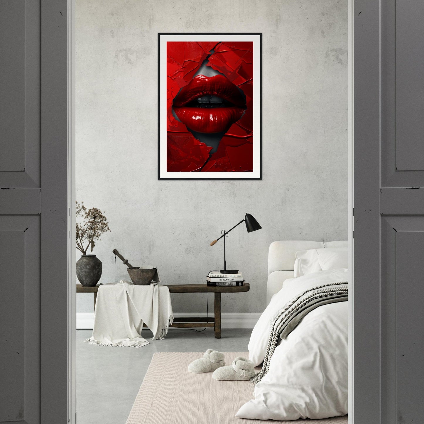 Affiche Rouge Baiser ( )