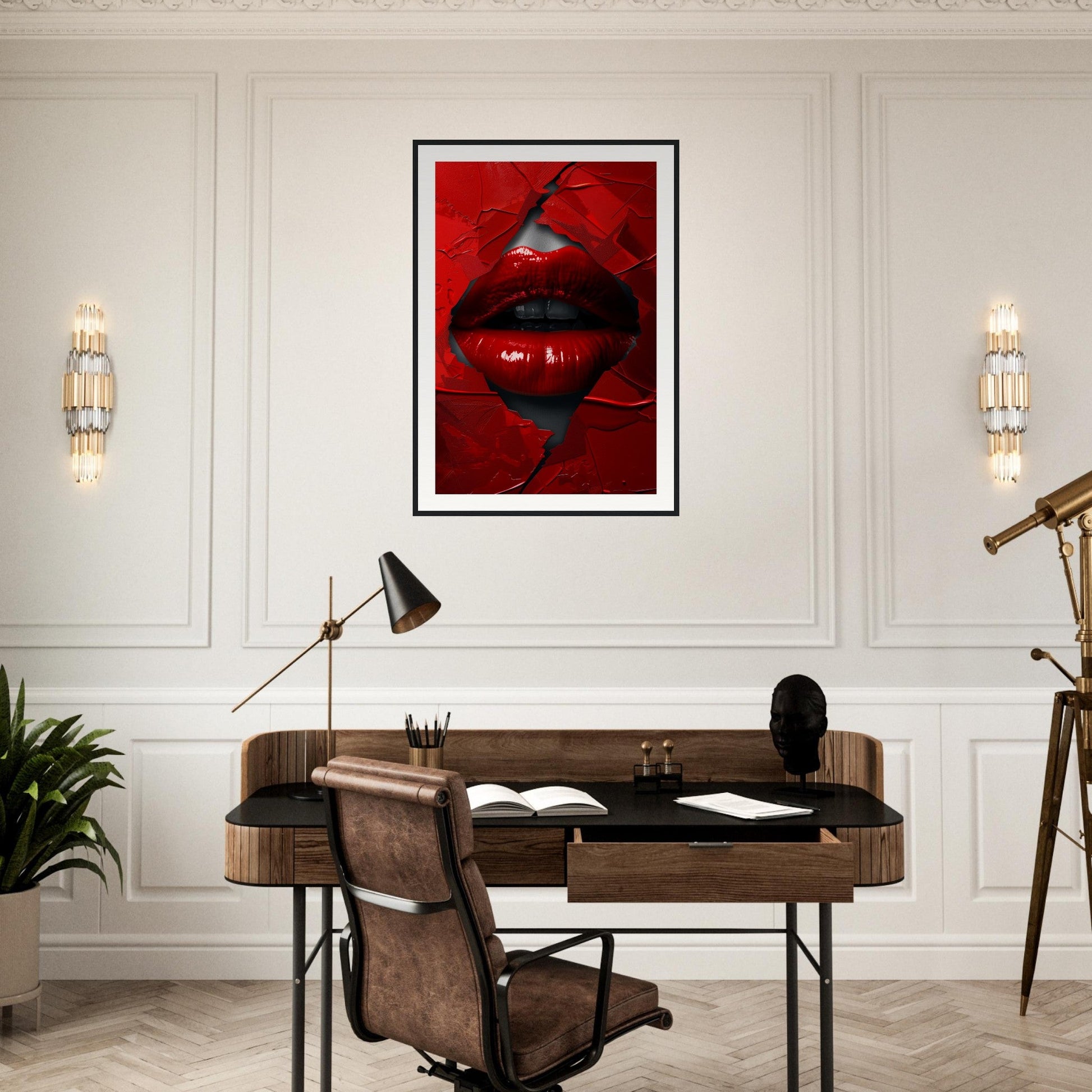 Affiche Rouge Baiser ( )