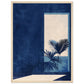 Affiche Scandinave Bleu ( 45x60-cm-Bois-clair)