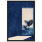 Affiche Scandinave Bleu ( 30x45-cm-Bois-noir)