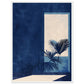 Affiche Scandinave Bleu ( 60x80-cm-Bois-blanc)