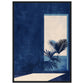 Affiche Scandinave Bleu ( 50x70-cm-Bois-noir)