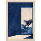 Affiche Scandinave Bleu ( 21x29.7-cm-Bois-clair)