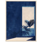 Affiche Scandinave Bleu ( 60x80-cm-Bois-clair)