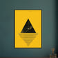 Affiche Scandinave Jaune ( )