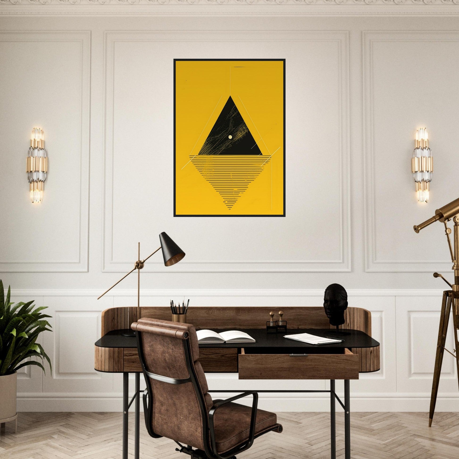 Affiche Scandinave Jaune ( )