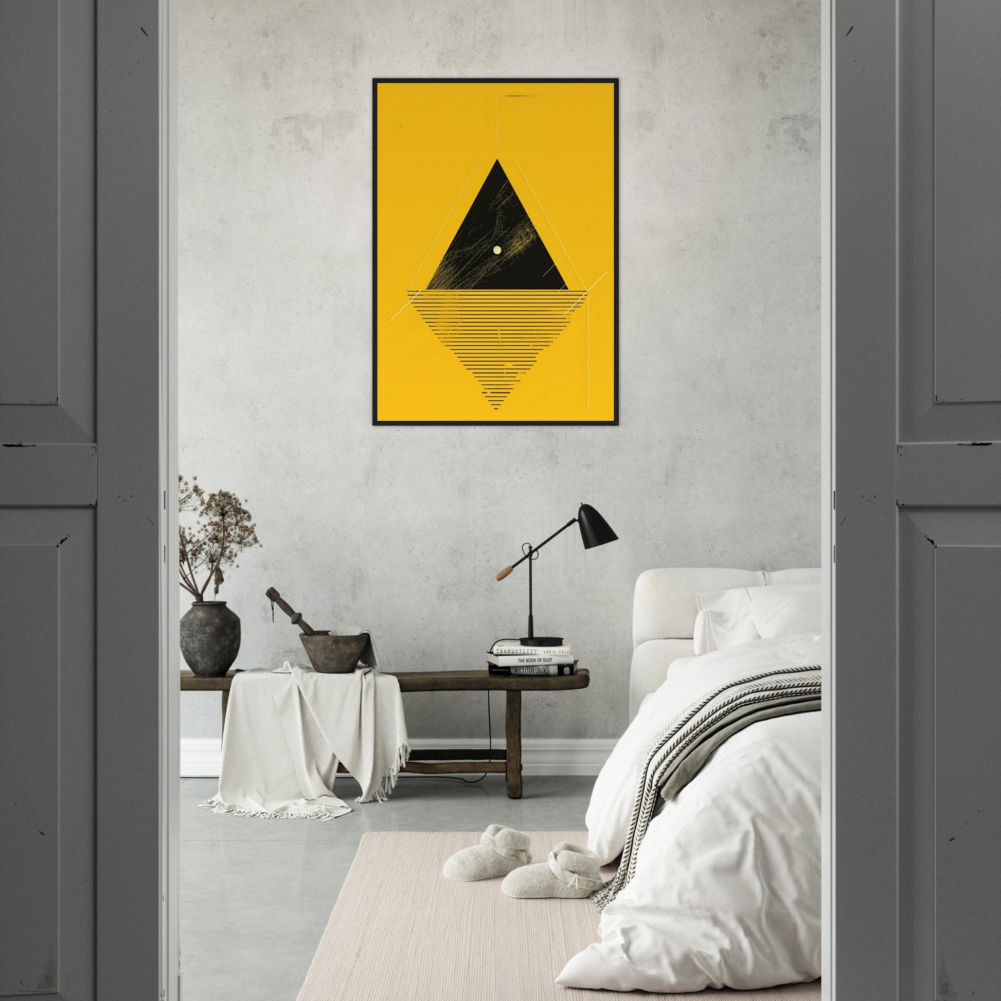 Affiche Scandinave Jaune ( )