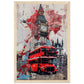 Affiche Street Art Londres ( 30x45-cm-Bois-clair)