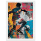 Affiche Street Art Sport ( 21x29.7-cm-Bois-blanc)