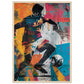 Affiche Street Art Sport ( 50x70-cm-Bois-clair)