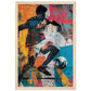 Affiche Street Art Sport ( 30x45-cm-Bois-clair)