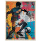 Affiche Street Art Sport ( 45x60-cm-Bois-clair)