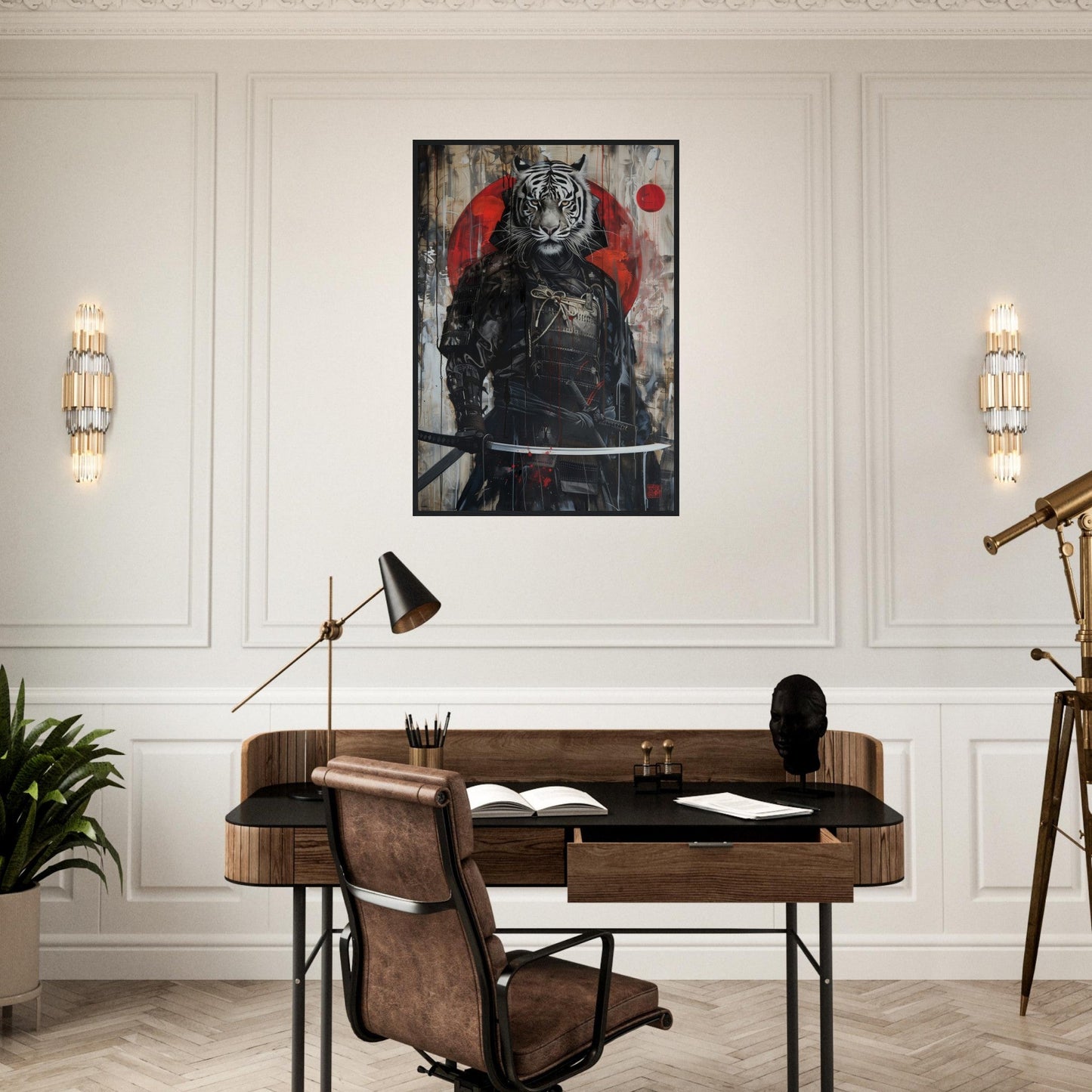 Affiche Tigre Blanc Samouraï ( )