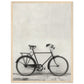 Affiche Vélo Noir et Blanc ( 45x60-cm-Bois-clair)