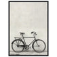 Affiche Vélo Noir et Blanc ( 50x70-cm-Bois-noir)