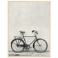 Affiche Vélo Noir et Blanc ( 60x80-cm-Bois-clair)