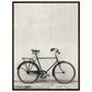 Affiche Vélo Noir et Blanc ( 60x80-cm-Bois-foncé)