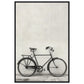 Affiche Vélo Noir et Blanc ( 60x90-cm-Bois-noir)