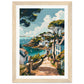 Affiche Ville Bretagne ( 21x29.7-cm-Bois-clair)