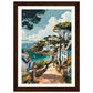 Affiche Ville Bretagne ( 21x29.7-cm-Bois-foncé)